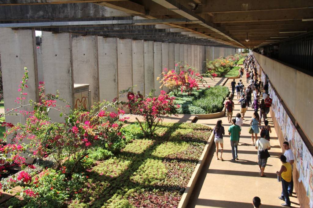 Universidade de Brasília: uma das universidades alvo de cortes é a UNB (Facebook/Universidade de Brasília (UNB))