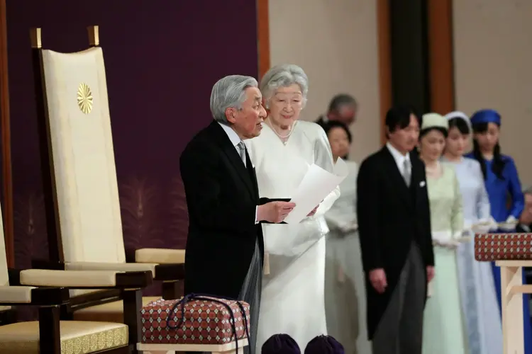 Akihito: imperador abdicou do trono após três décadas da era Heisei (AFP/AFP Photo)