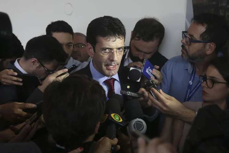 A Polícia federal realizou buscas na gráfica utilizada no suposto esquema de candidaturas laranja do PSL nas eleições de 2018 (Valter Campanato/Agência Brasil)
