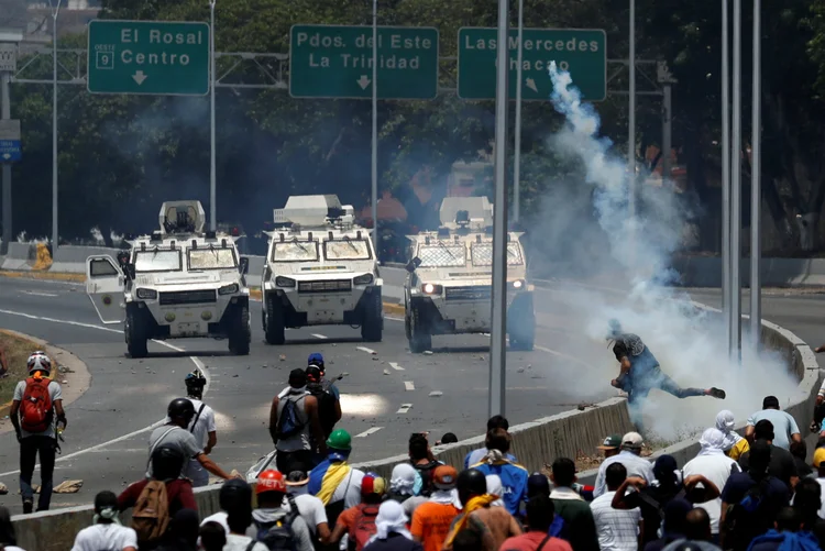 Venezuela: o corpo de Jesús Alberto García Hernández foi encontrado no dia 15 (Carlos Garcia Rawlins/Reuters)