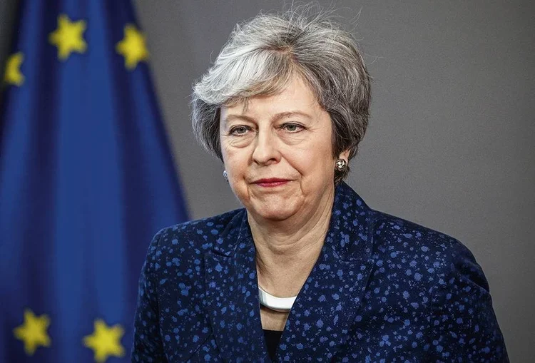 Theresa May: primeira-ministra britânica propôs um novo acordo do Brexit ao Parlamento (Francois Lenoir/Reuters)