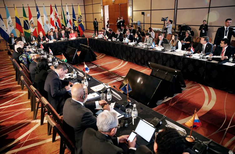 Grupo de Lima: a reunião desta sexta-feira acontecerá a partir das 15h na sede do Ministério de Relações Exteriores do Peru (Rodrigo Garrido/Reuters)