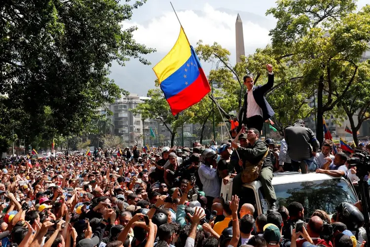 Juan Guaidó: opositores que apoiam o autoproclamado presidente da Venezuela foram presos em represália às manifestações contra Maduro (Carlos Garcia Rawlins/Reuters)