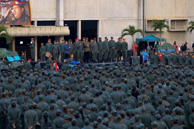 Venezuela: Arreaza afirmou que a oposição não pode dialogar com o governo porque não tem autorização dos EUA (Miraflores Palace/Reuters)