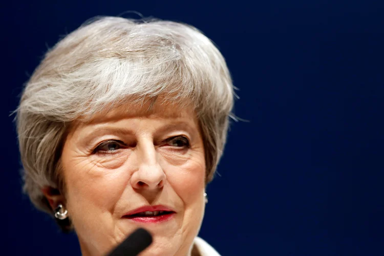 Reino Unido: May enfrenta dificuldades para aprovar no Parlamento o acordo do Brexit (Russell Cheyne/Reuters)