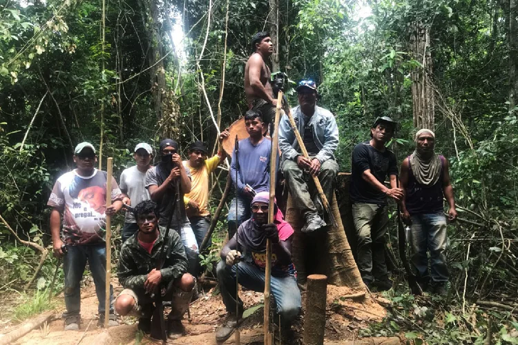 Amazônia: Indígenas “guardiões da floresta” na terra Araribóia (Karla Mendes/Reuters)