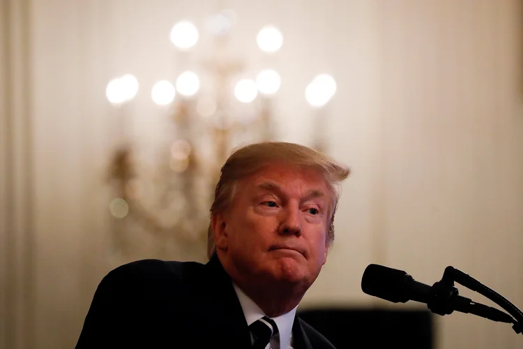 Trump: a congressista democrata acusou o presidente de esconder documentos (Carlos Barria/Reuters)
