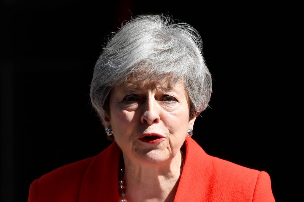 Theresa May renunciou ao cargo de primeira-ministra nesta sexta-feira (Toby Melville/Reuters)