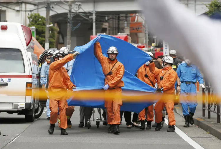Japão: ataque deixou dois mortos e 17 feridos (Kyodo/Reuters)