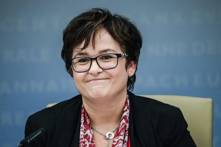 Sabine Lautenschlaeger é a única mulher que resta no conselho executivo do BCE (Andreas Arnold/Bloomberg)