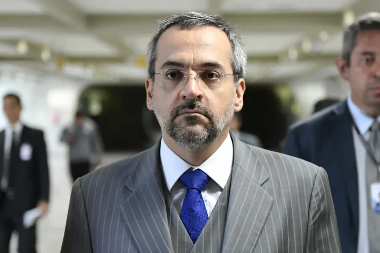 Abraham Weintraub: ministro afirmou que há indícios de sabotagem no MEC (Pedro França/Agência Senado)
