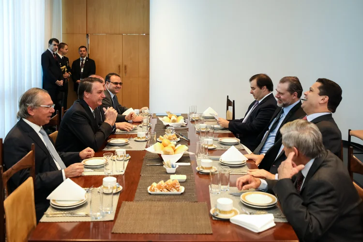 Coaf: Bolsonaro se reuniu nesta terça-feria com líderes dos três Poderes (Marcos Corrêa/PR/Flickr)