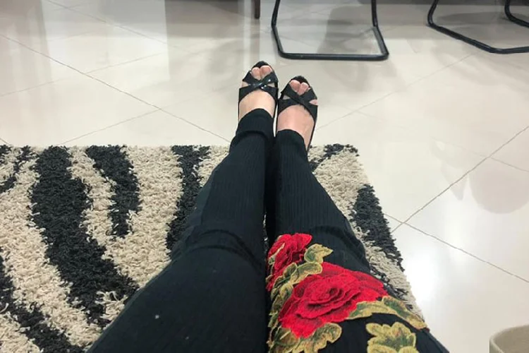 Eduarda Meyka Ramires: advogada foi barrada no Tribunal de Rondônia por estar "com tudo pra fora" (Redes Sociais Eduarda Meyka Ramires/Reprodução)