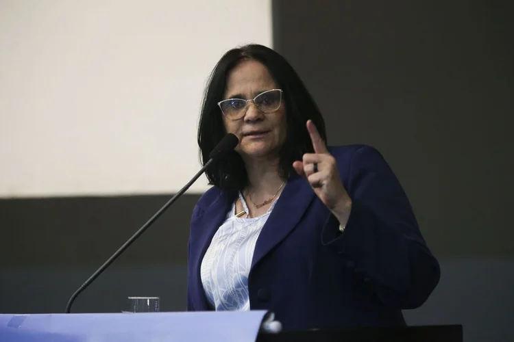 Damares: a ministra pediu mais recursos para conseguir garantir que "crianças e adolescentes tenham direitos" (Antonio Cruz/Agência Brasil)