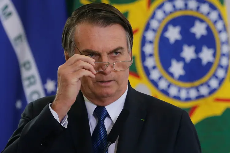 JAIR BOLSONARO: "Brasil e Estados Unidos acima de tudo" (Adriano Machado/Reuters)
