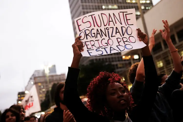 Protesto contra cortes na Educação anunciadas pelo MEC (Nacho Doce/Reuters)