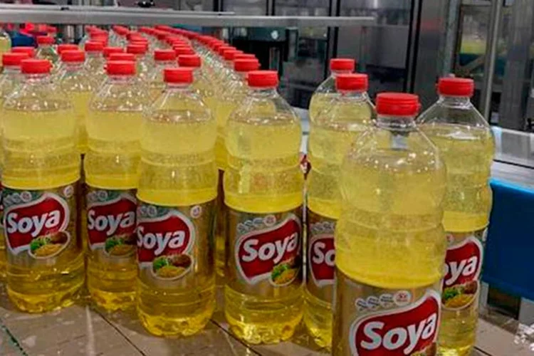 Embalagem da marca de óleo de soja Soya: menos plástico na composição. (Bunge/Divulgação)