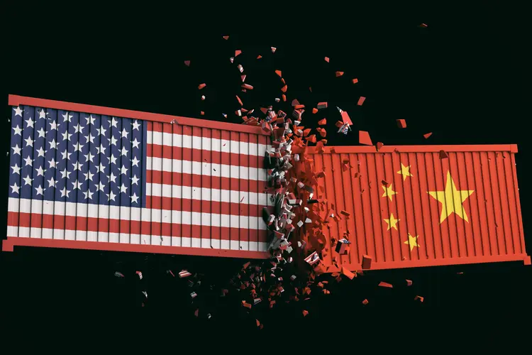 China e EUA: guerra comercial afeta empresas de ambos países (Rawf8/Getty Images)