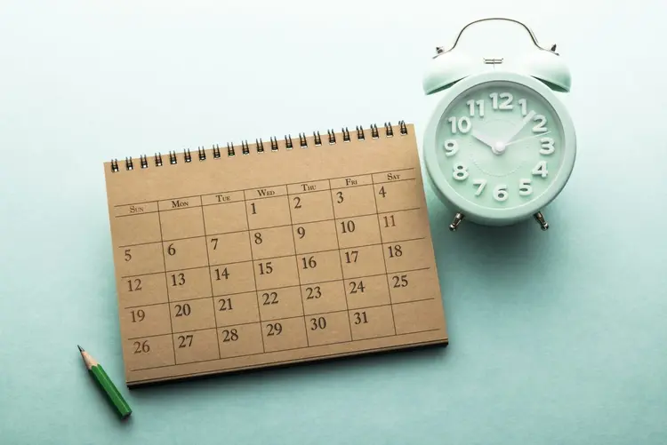 Relógio e calendário: trabalhe para cumprir a meta por 10 minutos ao dia, sem desculpas
 (Utamaru Kido/Getty Images)