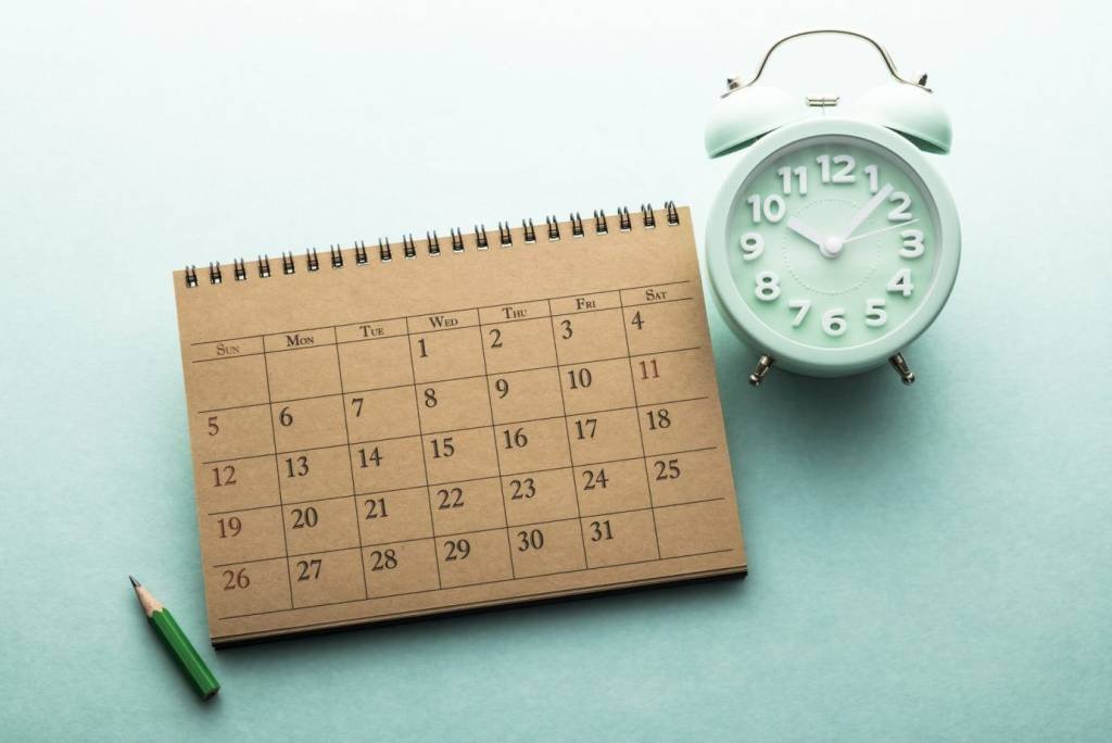 Relógio e calendário: trabalhe para cumprir a meta por 10 minutos ao dia, sem desculpas
 (Utamaru Kido/Getty Images)