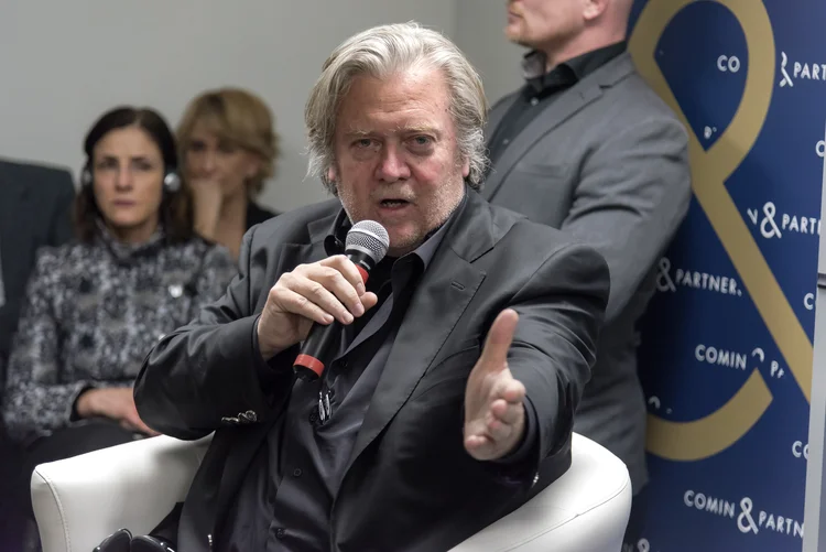 Ex-estrategista do presidente dos Estados Unidos, Steve Bannon (Stefano Montesi/Getty Images)