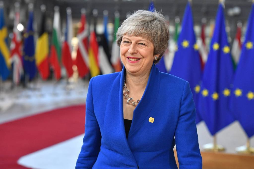 May: a primeira-ministra deixou o cargo depois de não conseguir negociar o Brexit (Leon Neal/Getty Images)