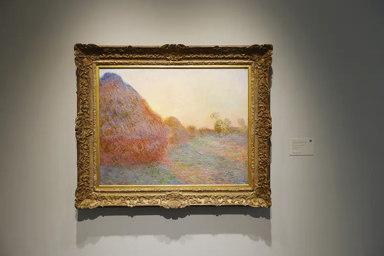 A obra impressionista "Meules" foi pintada em 1890 (John Lamparski/Getty Images)