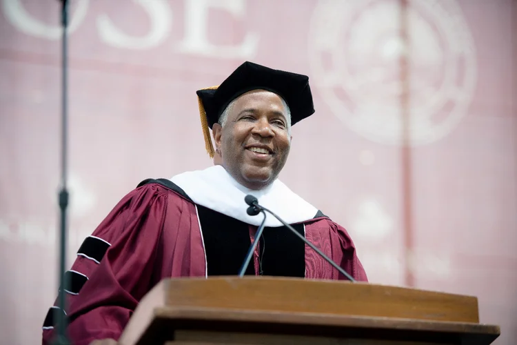 EUA: Robert F. Smith anunciou uma doação de US$ 1,5 milhão para a Universidade de Morehouse (Marcus Ingram/Getty Images)