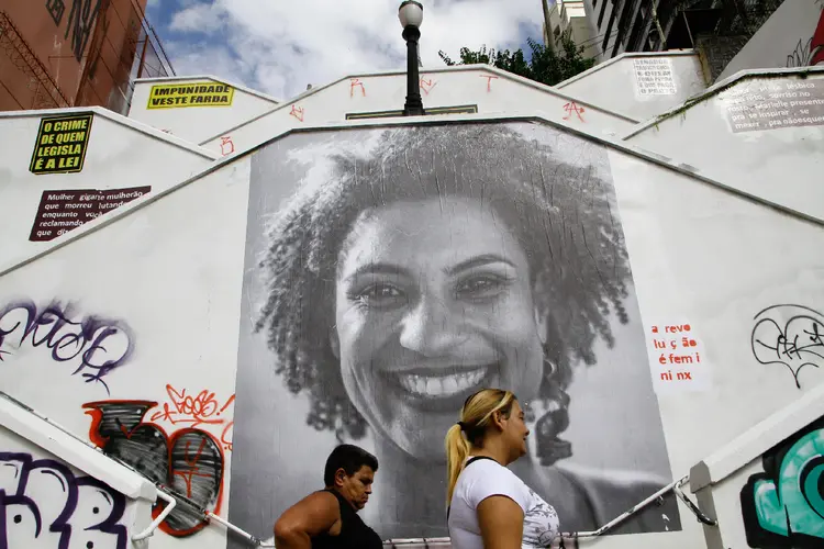 Marielle Franco: vereadora voltava de um evento na Lapa, chamado Jovens Negras Movendo as Estruturas, quando foi assassinada (Fabio Vieira/FotoRua/Getty Images)
