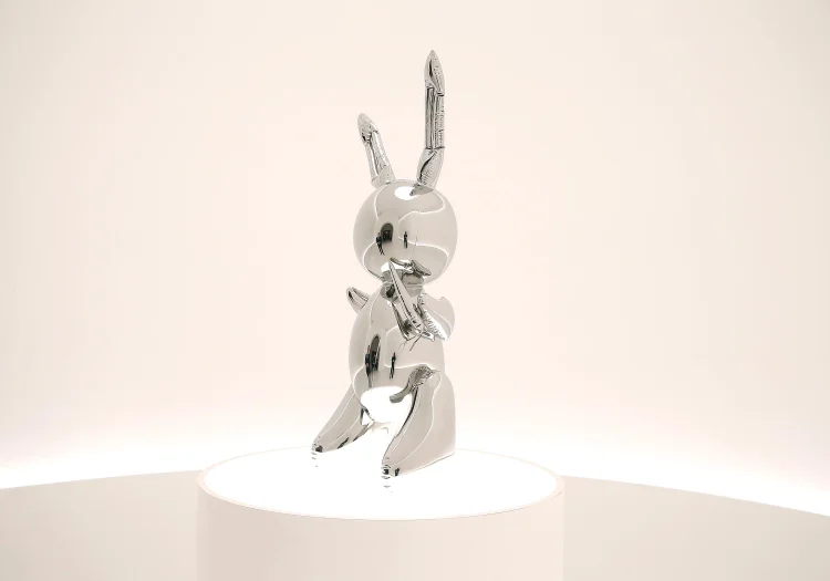 Rabbit, escultura de Jeff Koons (Jeff Koons/Divulgação)