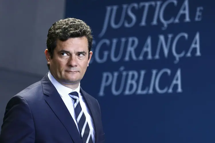 Sérgio Moro: ministro da Justiça pode sofrer um novo revés no Congresso (Marcelo Camargo/Agência Brasil)