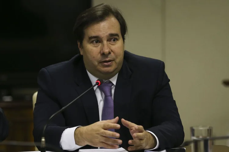 O ministro da Economia, Paulo Guedes, se reúne com o presidente da Câmara, Rodrigo Maia no Ministério da Economia. (José Cruz/Agência Brasil)