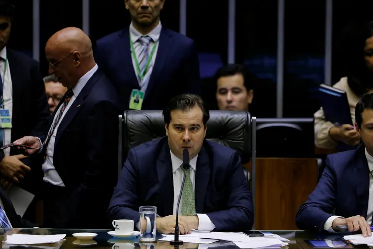 Rodrigo Maia: presidente da Câmara estava em Nova York, mas não foi a evento que virou polêmica (Adriano Machado/Reuters)