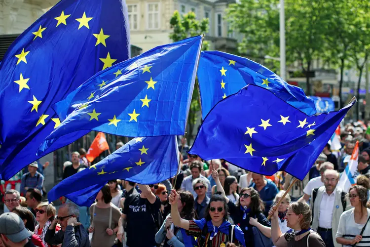 Manifestações a favor da União Europeia (Lisi Niesner/File Photo/Reuters)
