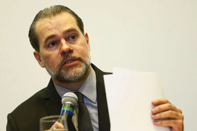 Toffoli: "por questões de segurança, a Presidência do STF avalia o melhor momento de publicação dos compromissos ao longo do dia", disse o tribunal (Marcelo Camargo/Agência Brasil)