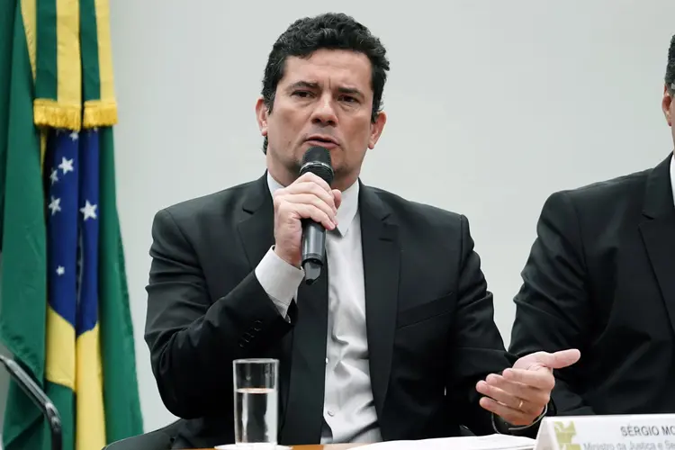 Moro: a lógica do ministro considera que o caso Marielle será julgado por júri popular (Pablo Valadares/Agência Câmara)