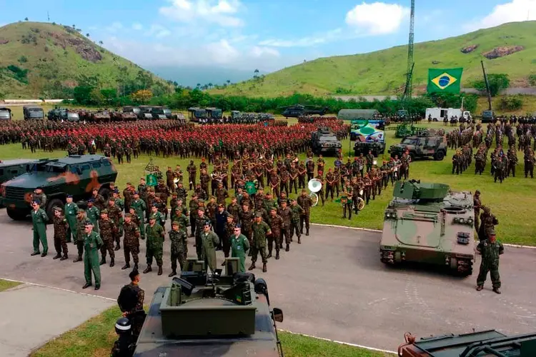 Intervenção no Rio: com cerca de R$ 46 milhões contratados, a empresa que mais irá receber do governo federal é a austríaca Glock (Gabinete de Intervenção Federal/Reprodução)