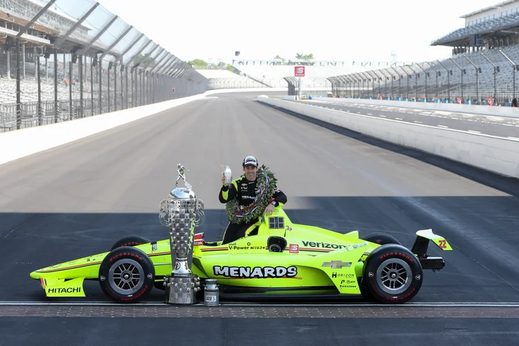 Simon Pagenaud: piloto francês venceu 500 milhas de Indianápolis no último domingo (26) (Indy 500/Divulgação)