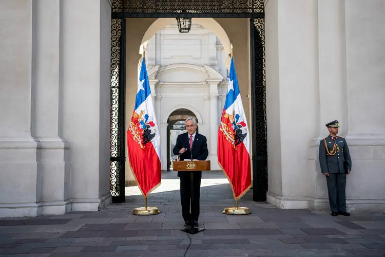 Sebastían Piñera: segundo estudo da Fundação Cidadania Inteligente, só nove das 59 promessas legislativas feitas pelo presidente em 2018 foram cumpridas 100% (Marcelo Segura/Courtesy of Chilean Presidency/Handout/Reuters)