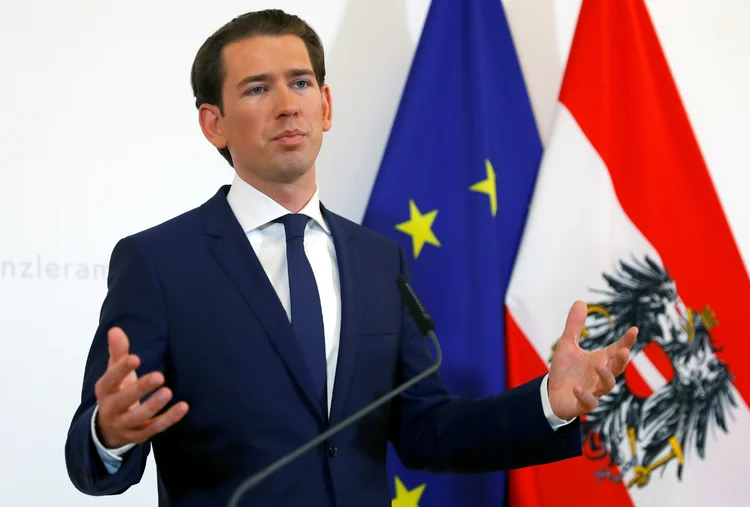 Partido Popular, do atual primeiro-ministro Sebastian Kurz, venceu as eleições na Áustria. (Leonhard Foeger/Reuters)