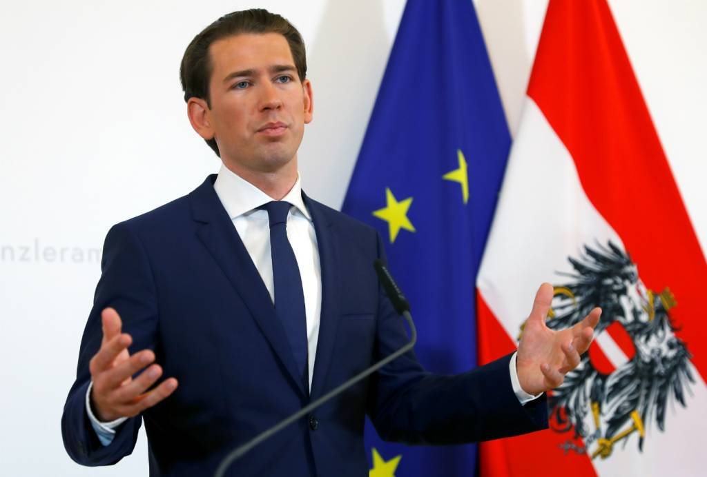 Partido Popular, do atual primeiro-ministro Sebastian Kurz, venceu as eleições na Áustria. (Leonhard Foeger/Reuters)