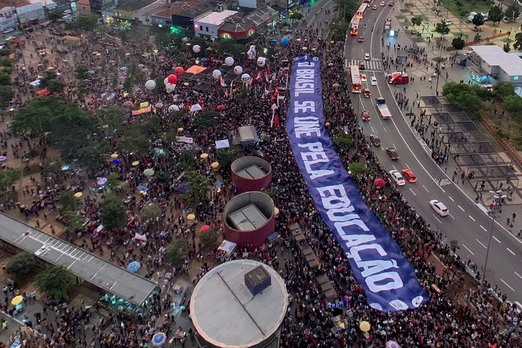 Protestos: os atos desta terça-feira (13) serão os terceiros registrados no ano contra o governo Bolsonaro (Nacho Doce/Reuters)