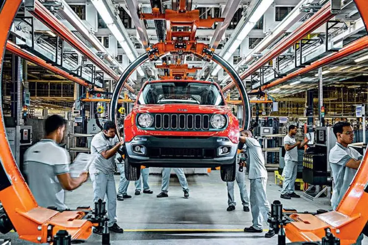 Fábrica da Fiat: montador está discutindo um dividendo especial e garantias de emprego mais fortes da Renault (Germano Lüders/Exame)