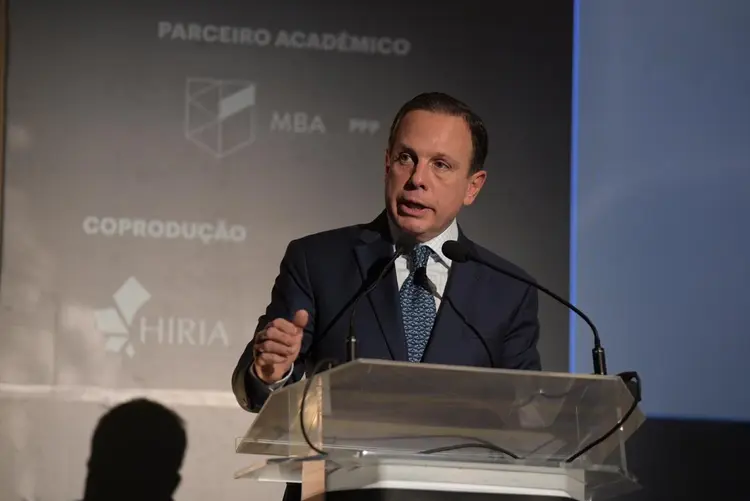 Governador de São Paulo, João Doria Jr. faz discurso no Exame Fórum PPPs e Concessões. 28 de maio de 2019. Foto: Cláudio Roberto, para EXAME (Cláudio Roberto/Exame)