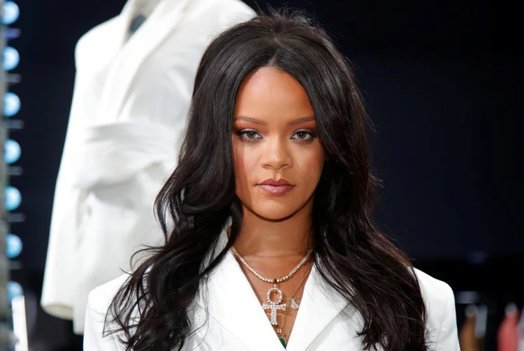 Cerca de 80% de sua fortuna, algo na casa do US$ 1,4 bilhão, vem do valor de mercado de sua empresa Fenty Beauty (Charles Platiau/Reuters)