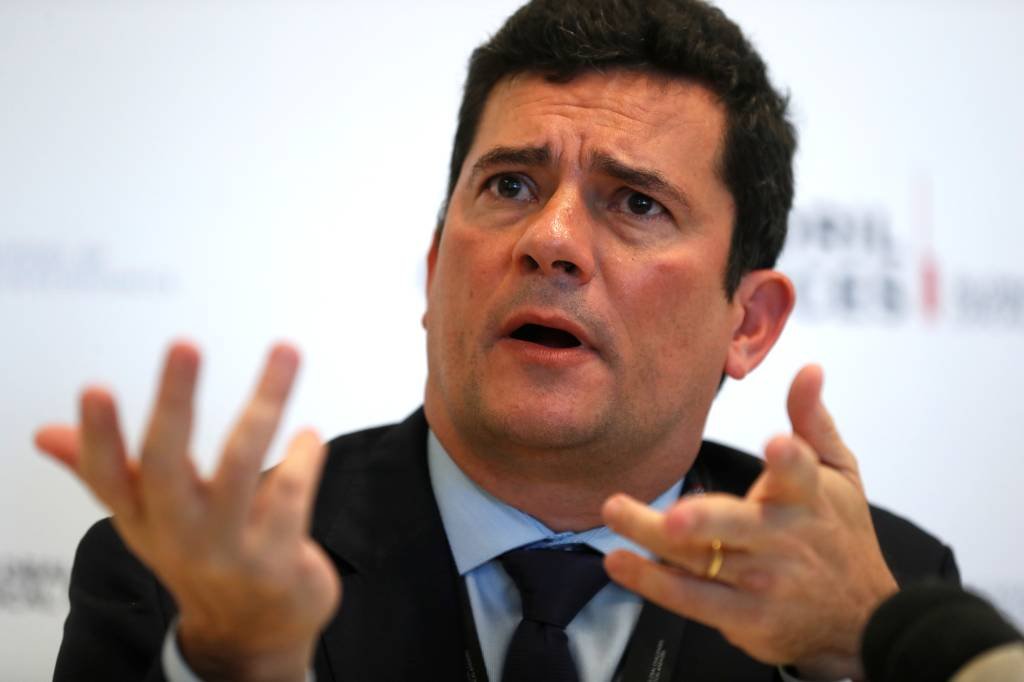 Sergio Moro: parte 6 dos vazamentos do The Intercept Brasil mostram o então juiz pedindo para nota ser expedida (Rafael Marchante/Reuters)