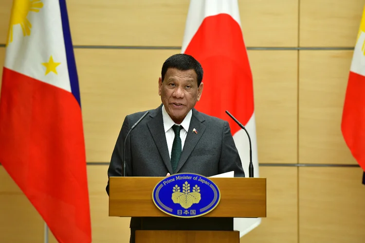 Rodrigo Duterte: presidente filipino disse que foi "curado" de ser gay (Kazuhiro Nogi/Reuters)