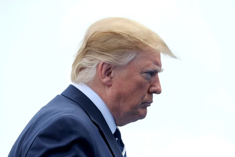 Trump ameaça sobretaxar produtos mexicanos caso país não contenha fluxo de imigrantes (Chris Jackson/Reuters)