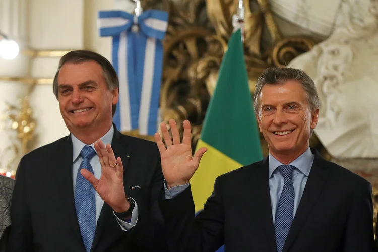 Macri viajou a Brasília em janeiro para se reunir com Bolsonaro, que tinha tomado posse há duas semanas (Agustin Marcarian/Reuters)