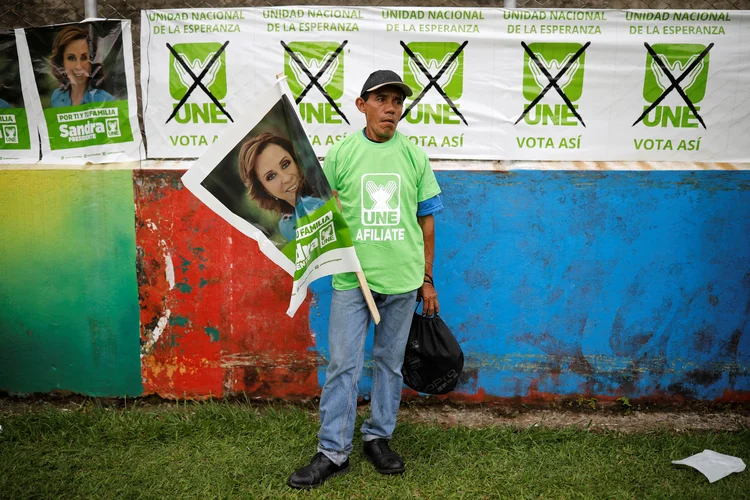 Guatemala: favorita é a social-democrata Sandra Torres, ex-mulher do ex-presidente Álvaro Colom (Luis Echeverria/Reuters)
